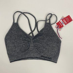 Aeropostale Charcoal Padded Sports Bra - NEW - XL